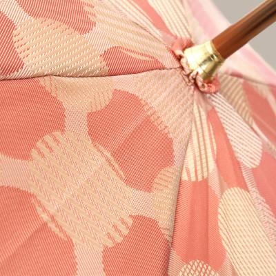ふるさと納税 都留市 婦人長傘　ノルディック ドットコラージュ(ピンク)槙田商店の傘職人が作る北欧テイストの日本製晴雨兼用 |  | 02