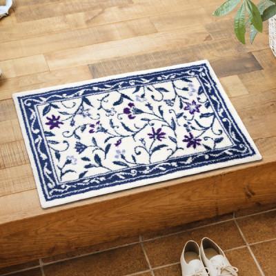 ふるさと納税 海南市 玄関マット　室内　50×80cm　ウィルトン織り　日本製　洗える　風水　モンテサラサ