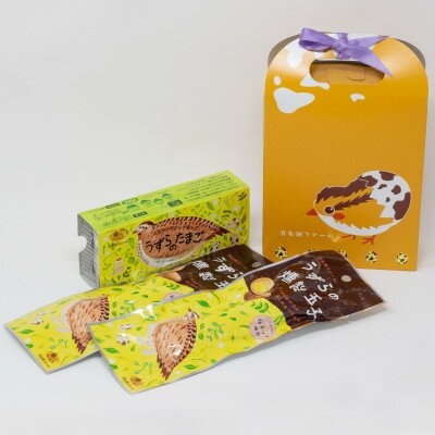 【ふるさと納税】うずらの卵ギフトセット(うずらの生卵10個+うずらの燻製玉子5個入×2袋)【配送不可地域：離島】【1508073】