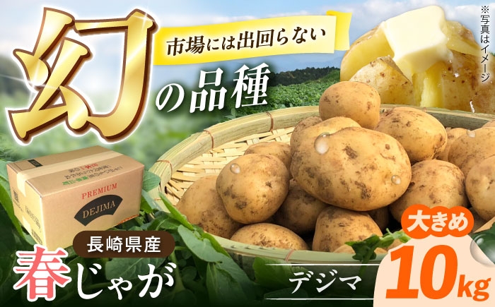 
                  なんぐしデジマ（春作じゃがいも）大きめ10kg【2026年5月〜6月発送】 長崎県/なんぐしデジマプロジェクトチーム [42ALAI004] デジマ じゃがいも ジャガイモ 春作 新じゃが 長崎 国産 野菜 旬 家庭用 長崎 雲仙 南串山
                