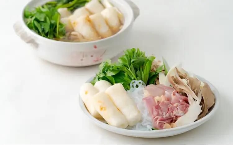 比内地鶏手造りきりたんぽ鍋セット　225P1505【山岡精肉店】