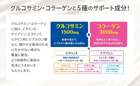 コラーゲン グルコサミン 明治 20本 美容 コラーゲン