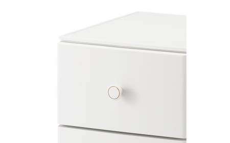 収納チェスト　ルームス　コンベッソ　344　4段　ライトグレー【012S012】
