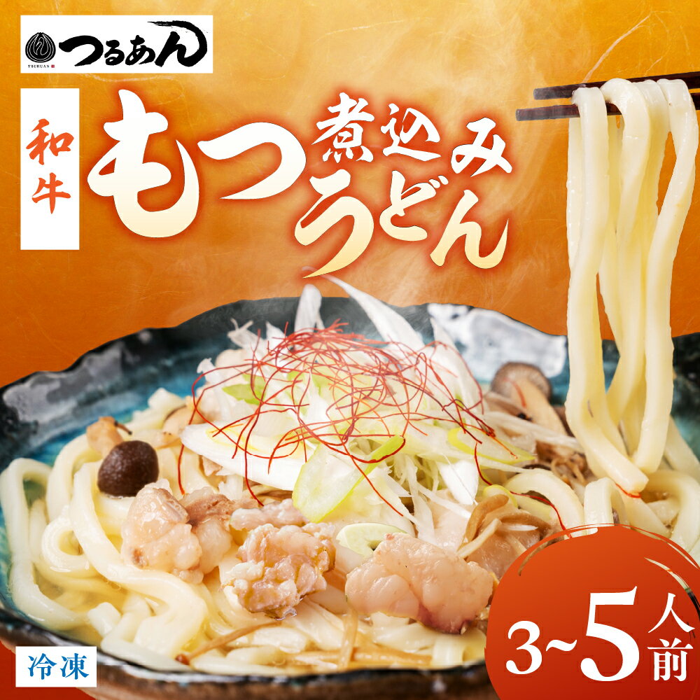 【ふるさと納税】和牛もつ煮込みうどんセット 3〜5人前 和風 惣菜 セット 簡単調理 和牛国産 鍋 鍋セット 人気 モツ もつ煮 もつ鍋 うどん モツ鍋 3人前 4人前 5人前 お取り寄せ 愛知県 豊橋市 送料無料