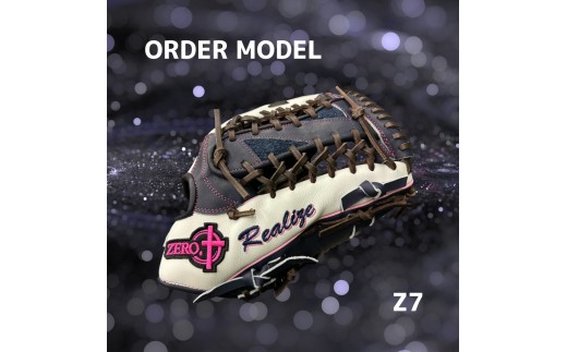 【左利き用】ZERO.REALIZE 軟・硬式兼用グローブ（Z7 外野手用） オーダーモデル 野球用グローブ グラブ 野球用グラブ