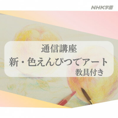 【ふるさと納税】通信講座　新・色えんぴつでアート(教具付)【1684702】