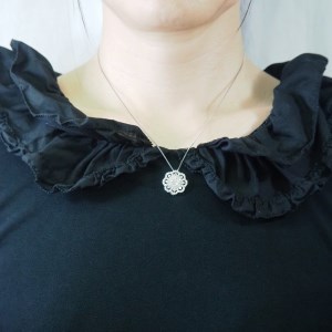 プラチナ 1.0ctダイヤモンド　シンメトリーペンダントネックレス HH-018746