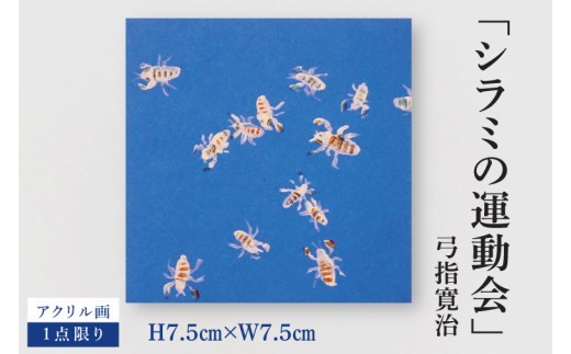 気鋭のアーティスト・弓指寛治の作品を特別出品！ 弓指寛治「シラミの運動会（しらみのうんどうかい）」１点限り アクリル画 絵画 現代アート 水戸市 茨城県（MZ-34）