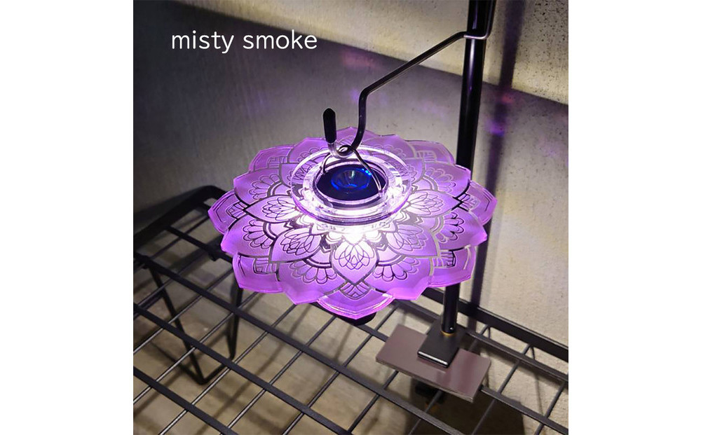 ゴールゼロ用シェード　REN　蓮　マット　1個　アウトドア・インテリアに　川崎市自社工場一貫生産品【misty smoke】 141305_MH10VC04