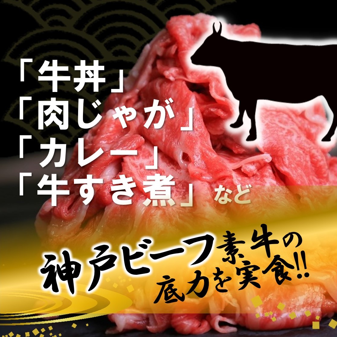 【訳あり・幻の神戸ビーフ】【最短7営業日発送】小間切り落とし 黒田庄和牛500ｇ　085-1