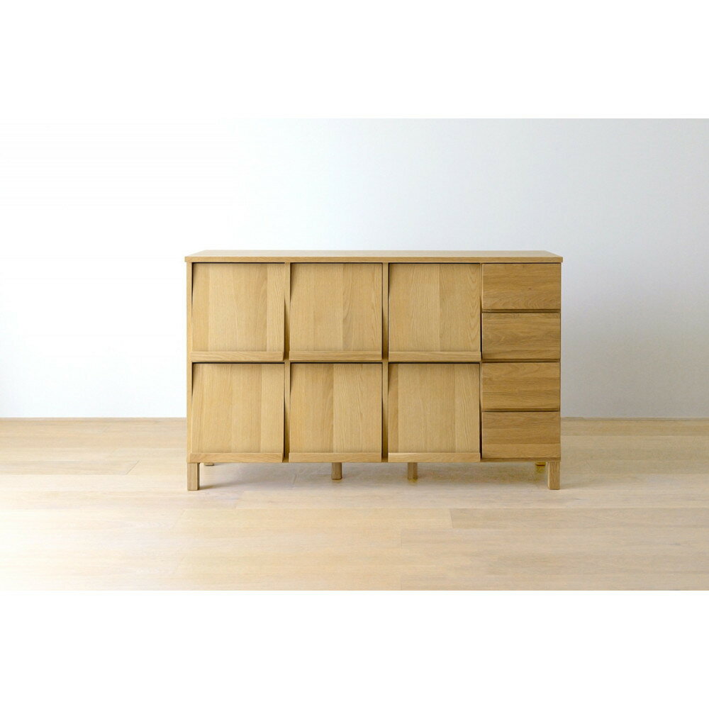 【ふるさと納税】【開梱設置】高野木工 LECCE レッチェ 143マガジンレコードラック オーク【10年保証】