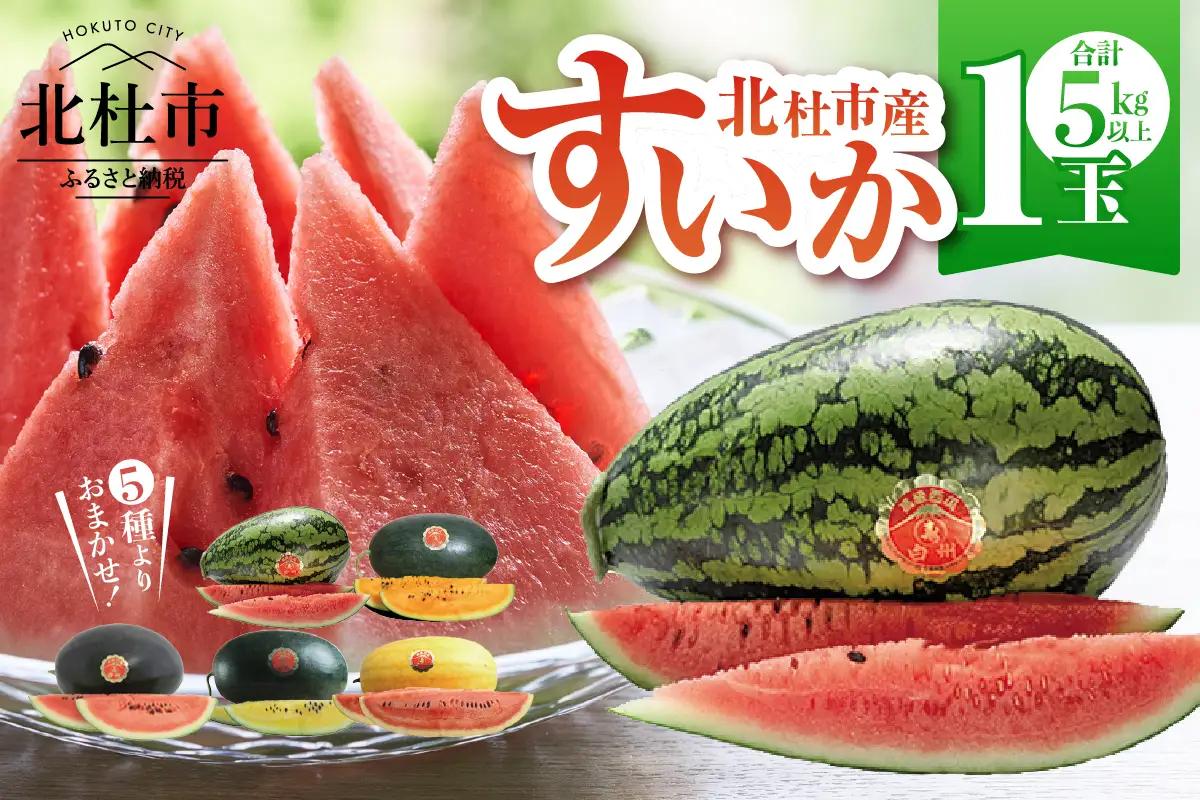 【2026年先行予約】北杜市白州産すいか「すいかばか！」のこだわりの特選すいか 戦水甘シリーズ中から1玉 [h047]