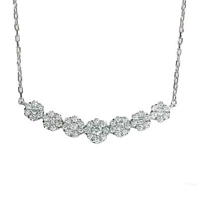 ふるさと納税 富士川町 プラチナ ダイヤ ラインネックレス 0.3CT　N376DI-P |  | 02