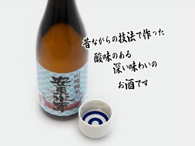 日本酒 山廃 純米酒 安東水軍 720ml ×1本 お酒 酒 地酒 純米 清酒 アルコール ギフト プレゼント 贈答 男性 女性 送料無料 青森 青森県 鰺ヶ沢町