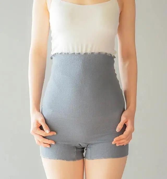 【アイボリー】もっちりシルク腹巻パンツ 春夏用