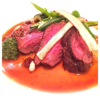 ふるさと納税 北見市 北見エゾシカ熟成(ドライエイジング)内モモステーキ　345g以上×1パック |  | 01