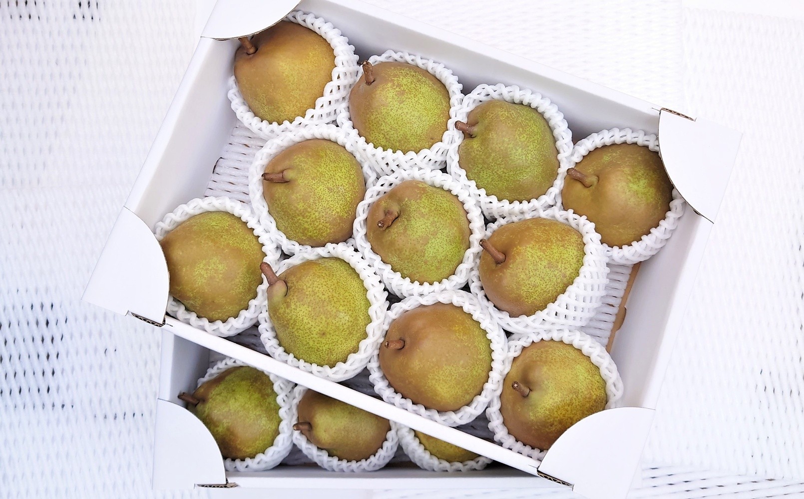 
                  西洋梨（ラ・フランス）３ｋｇ×２箱　ご家庭用　0015-2606
                