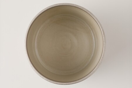 プラチナ巻水指　作者：山下　眞喜 【0032-062】陶芸 工芸品 陶器 茶道具 皿 鉢 美濃桃山陶 焼き物