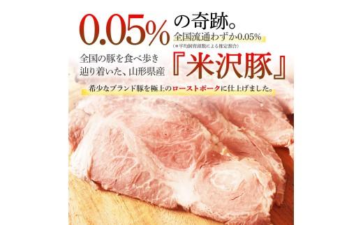  【創業大正十二年】 米沢豚 ローストポーク ブロック 選べる 容量 200g ソース 付き 冷凍 小分け 200g 国産 豚肉 豚 肉 国産豚 高級 味付き タレ 美味しい かたまり お取り寄せ ク