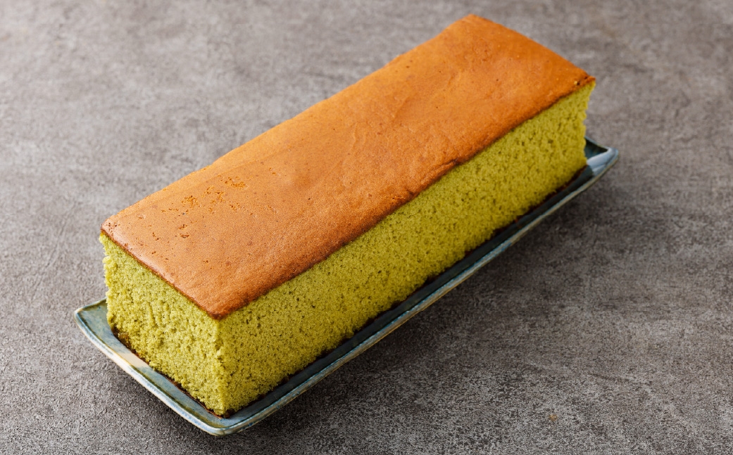 カステラ抹茶 約460g × 1斤
