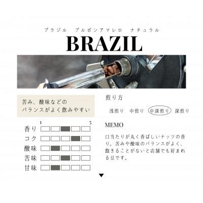 ふるさと納税 筑後市 ブラジル　ブルボンアマレロ　ナチュラル(中深煎り)200g×2パック |  | 01