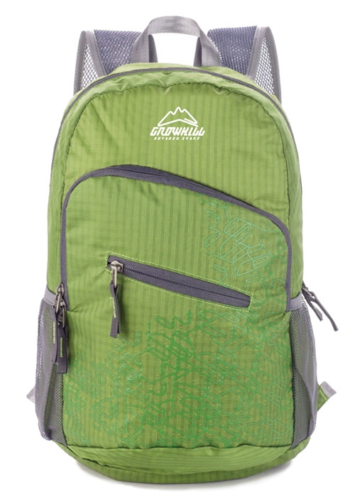 
                  GROWHILL フォルダブルバックパック 14L グリーン ／ 携帯用 折りたたみ 折り畳み キャンプ  ジェイクリエイト 軽量 コンパクトサブバック 登山 鞄 アウトドア ギフト 奈良県 田原本町
                