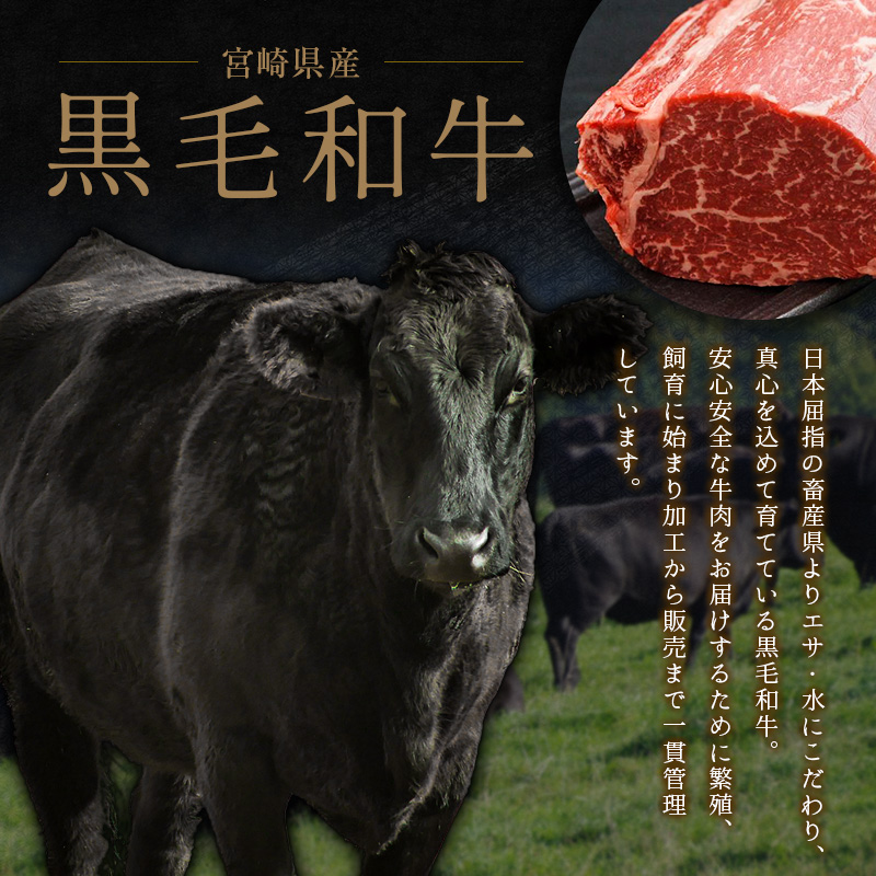 宮崎県産黒毛和牛 グリムキサーロイン 計400g【C317】_イメージ2