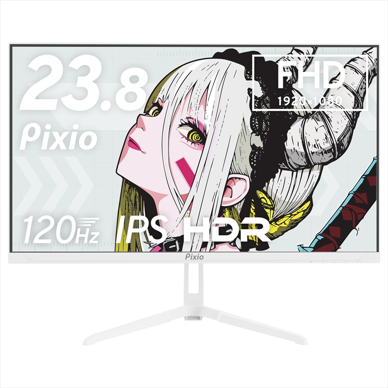 Pixio ゲーミングモニター 23.8インチ FHD 120Hz IPS ホワイト/白 PX246WAVEW【 神奈川県 小田原市 】