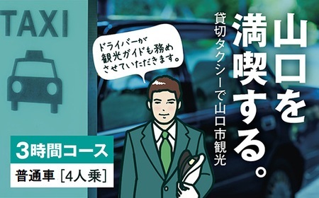 B114 観光タクシー・フリープラン《3時間コース》