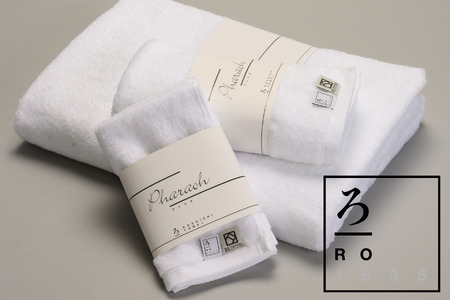 ろ七タオル　高級ホテル仕様「ファラオ」　バスタオル2枚フェイスタオル4枚（009_5079）