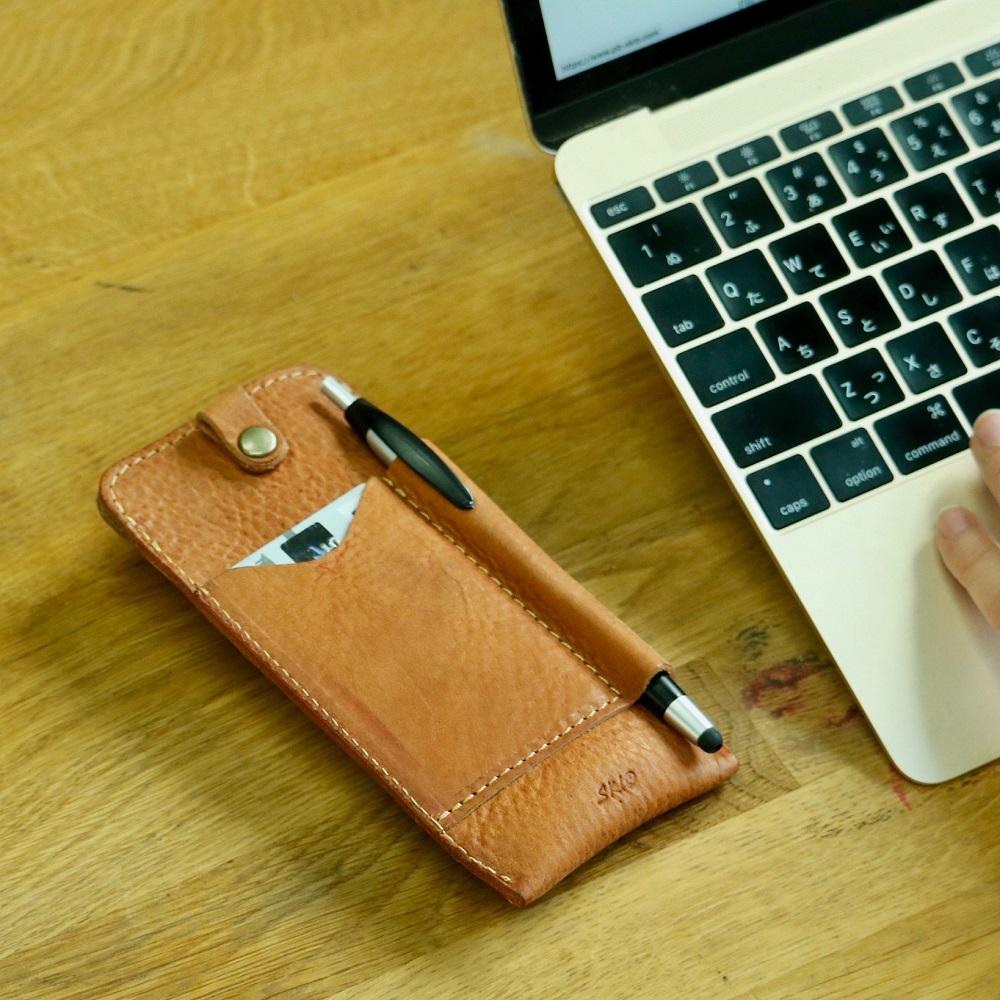 SKLO 首かけメガネケース(L)【Red】