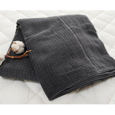 ふるさと納税 岸和田市 【シングル】オーガニックコットンタオルケット(145×190cm)チャコール　OH-5774-CY |  | 02