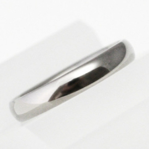 純チタン甲丸リング (幅3mm) 11号 | アクセサリー リング