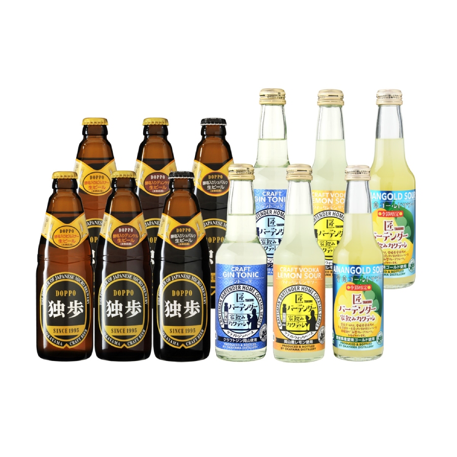 独歩ビール＆匠バーテンダー 12本セット