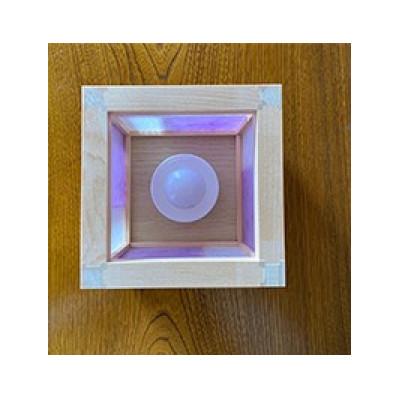 ふるさと納税 米原市 キューブ型あんどん「和あそ美cube」ピンク |  | 02