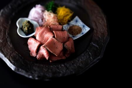 【下鴨茶寮】ロースト牛タン(130g×2本)九条葱味噌&粉しょうゆ付き［ 京都 下鴨 老舗 料亭 ミシュラン 牛タン ねぎ味噌 人気 おすすめ 肉 牛肉 牛たん ギフト プレゼント 贈答 お取り寄せ 