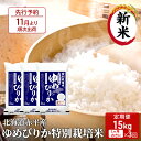 【ふるさと納税】北海道赤平産 ゆめぴりか 15kg (5kg×3袋) 特別栽培米 【1ヵ月おきに3回お届け】 米 北海道 定期便　定期便・米・お米・ゆめぴりか 赤平産　お届け：2024年11月中旬より順次出荷