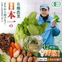 【ふるさと納税】【全4回隔週定期便】有機野菜 オーガニック 12種セット 野菜 有機JAS認定 詰め合わせ オーガニック野菜 熊本県産 産地直送 熊本直送 【株式会社 肥後やまと】[YAF016]