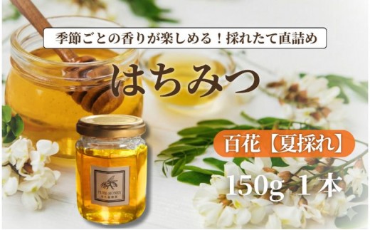 
                  夏採れ 百花はちみつ【S】1個｜国産・はちみつ・純粋｜長野県・信州・上田産｜夏・百花・ヘアリーベッチ・フローラル・爽やか・香り・軽やか・すっきり・甘み
                