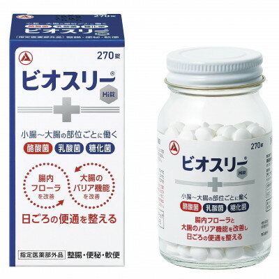 【ふるさと納税】【ビオスリーHi錠】整腸剤 270錠[45日分] 指定医薬部外品◆アリナミン製薬◆整腸・便秘・軟便に【1605763】