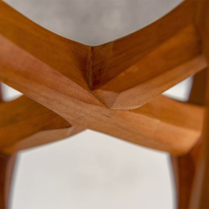 【第18回 ひろしまグッドデザイン賞受賞】enban ブラックウォールナット スツール 椅子 木 木製 おしゃれ インテリア 家具 ナチュラル イス 手仕事 シンプル 050009