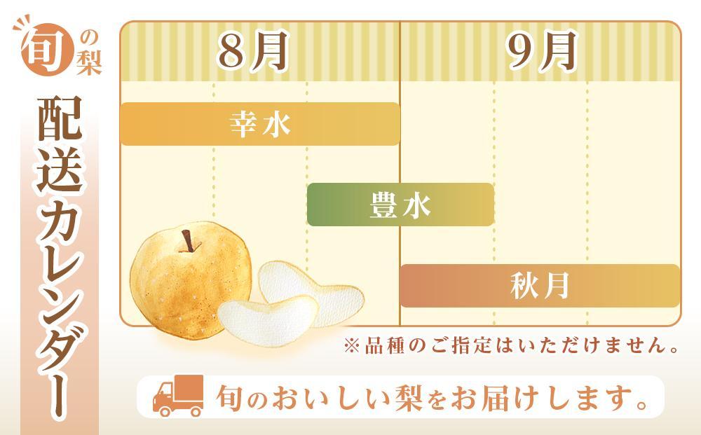 和歌山県産 旬の梨 約2kg［2025年8月中旬以降順次発送］［MG17］