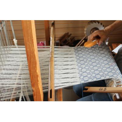 ふるさと納税 丸森町 佐野地織:しるくの名刺入れ(色味:朱×白) |  | 03