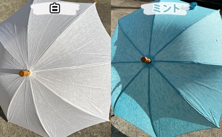 【西川洋傘加工所】1本1本職人の手作り・麻100％晴雨兼用傘 淡紫