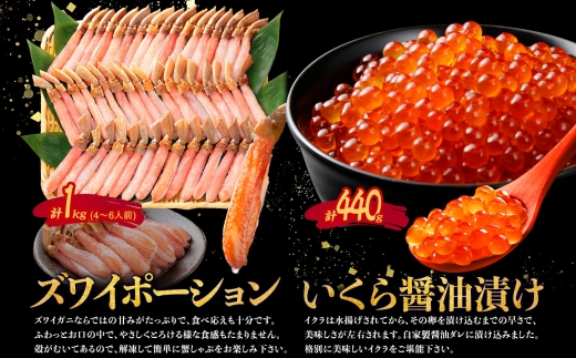 定期便 カニ 3289. 北海道なまらうめぇ 頒布会 タラバガニ ズワイガニ 蟹足 毛蟹 ズワイ 蟹しゃぶ ポーション いくら 醤油漬け 帆立 玉冷 干し貝柱 海鮮 1000000円 北海道 弟子屈町