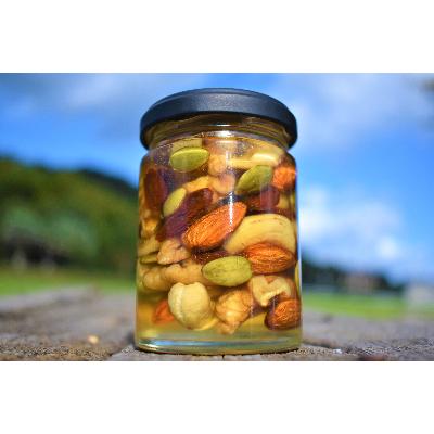 ふるさと納税 すさみ町 ナッツの蜂蜜漬【峠の彩】　熊野古道　峠の蜂蜜×ナッツ