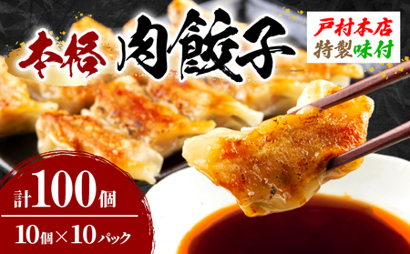戸村本店特製味付 自家製餃子 計120個(10個×12パック)