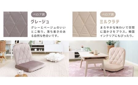座椅子 折畳み フロアチェア Rhomy ロミー 1脚 コンパクト座椅子 コンパクト 小さめ 一人暮らし 一人用 折りたたみ リクライニング 軽量 収納 椅子 チェア インテリア 家具 おしゃれ シン