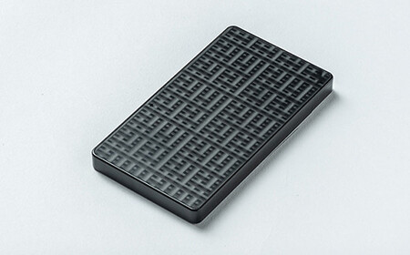 ジュラルミン 名刺入れ （駕籠 黒） ｜美光技研  名刺ケース 名刺入れ 名刺入 アルミ