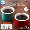 【ふるさと納税】 コーヒー ブレンド ドリップバック 5個入×2袋 珈琲 生豆 自家焙煎 マイルド フルーティー スペシャリティコーヒー 中挽き ドリップコーヒー ギフト 無地熨斗 熨斗 のし グルメ トドマツ 開拓 天野珈琲 北海道 札幌市